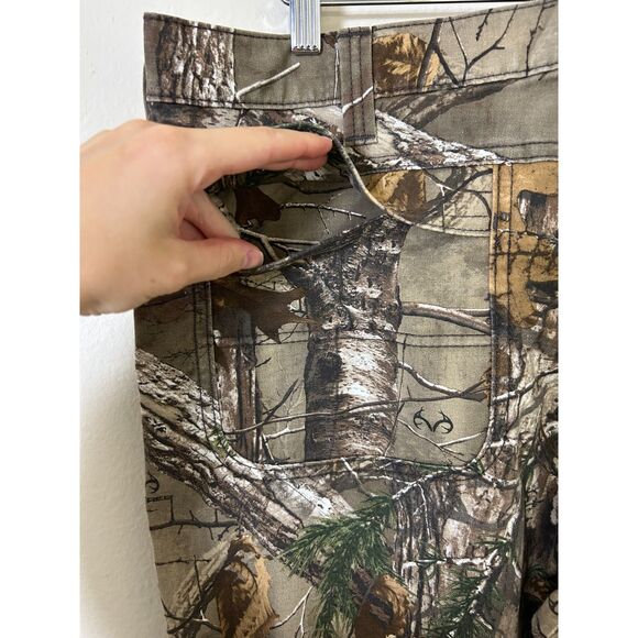 Carhart Pants 40x 34 Utility Realtree Pants Relaxed Fit Camo Cryder Hunting - Picture 9 of 14